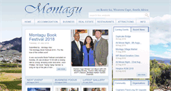Desktop Screenshot of montagu.org.za