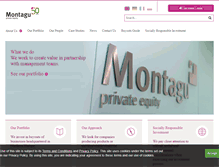 Tablet Screenshot of montagu.com